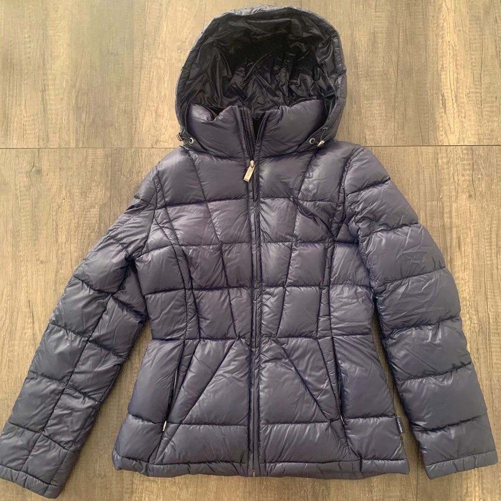Calvin Klein Navy Down Puffer Jacket
